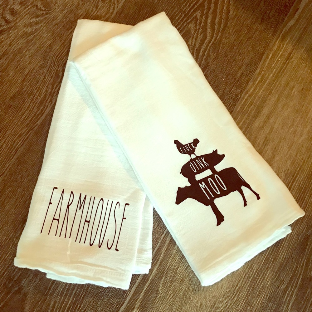 🐄  Farmhouse Flour Sack Towels 🐖